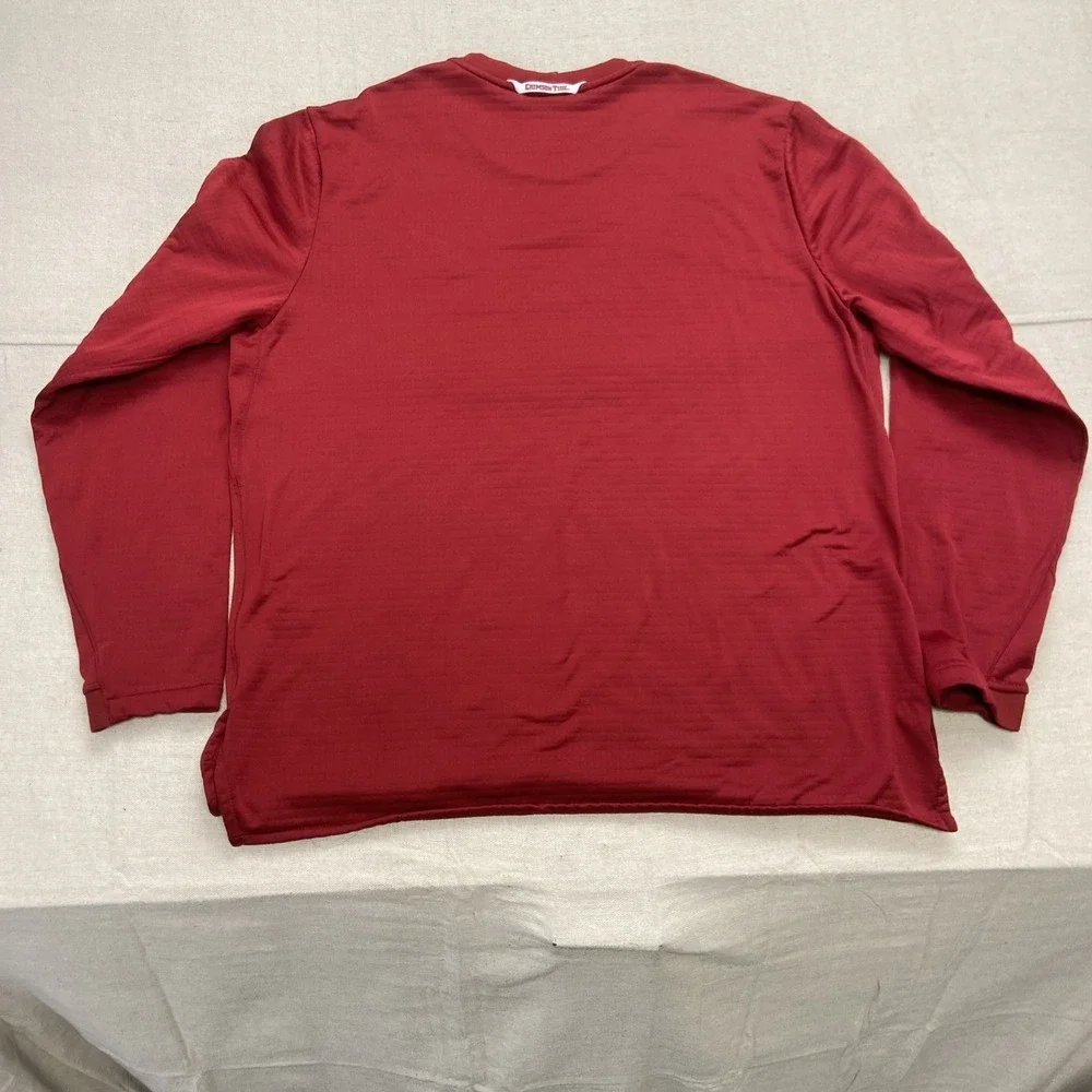 Nike Alabama Crimson Tide On Field Pullover Mens XL Waffle Knit Sweater Y2k Red